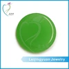 China Good Quality Round Cabochon Man-made Green Jade Stone For Eyelash Extension Pallet Stand Holder