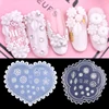 1pcs Flower Silicone Mold 3d Leaves Heart Shell Shaped Resin Nail Art Mold For DIY UV Gel Polish Designs NS011