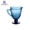 1.3L Colored bule glass pitcher drinking glass jug GB2611G001ZB