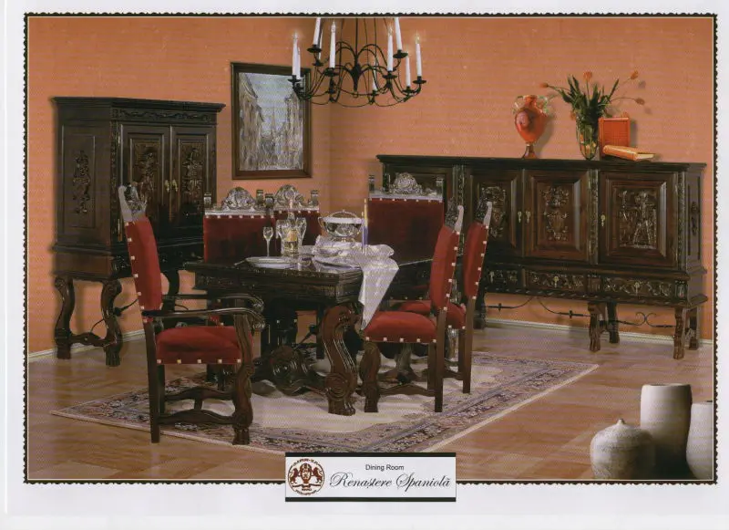 Spanish Renaissance Dining Room Buy Dining Room Furniture Product On Alibaba Com
