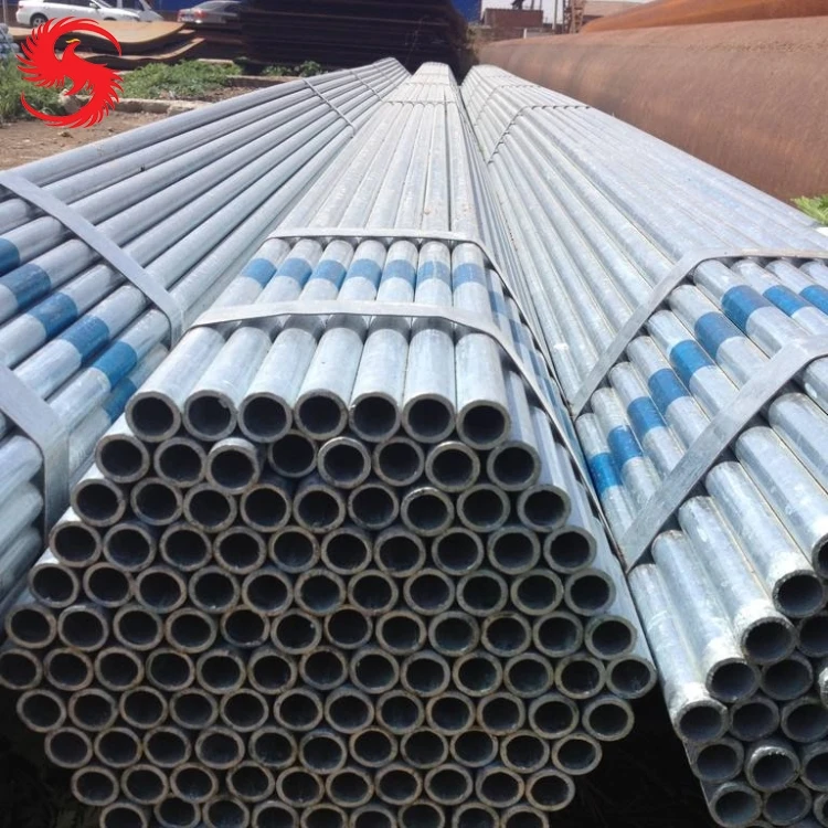 tangshan honest  galvanized steel pipe size for green house and gi round pipe fence post