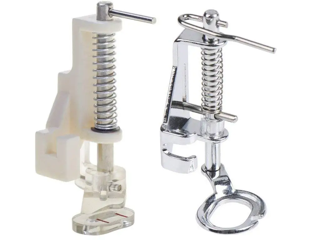 Juki Babylock Kenmore Free Motion Quilting Embroidery Darning Foot Closed Toe SA129 Fits All Low Shank Singer Simplicity New Home Brother Elna and More! Euro-Pro Janome White