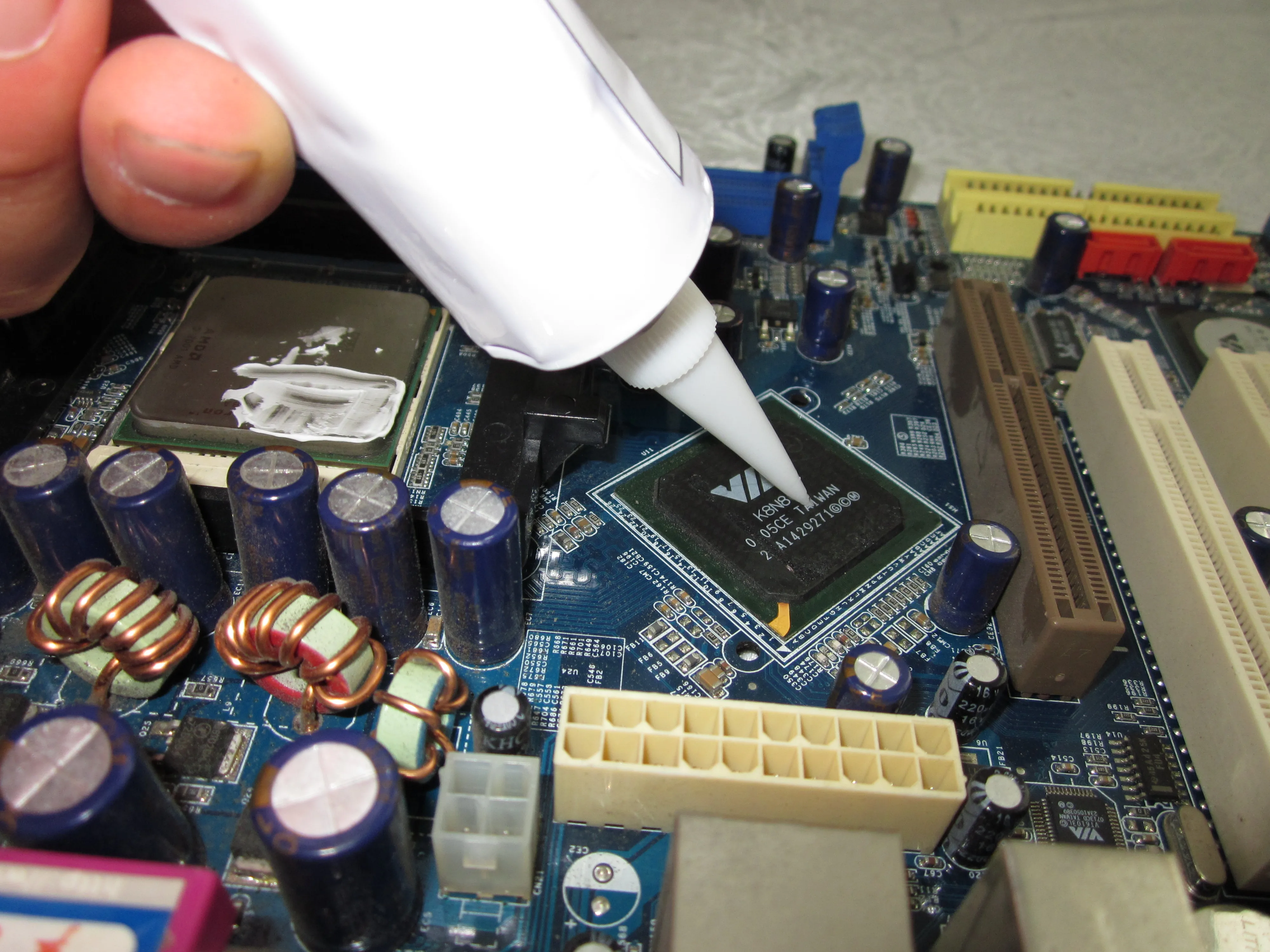 China Manufacturing High Thermal Conductivity Rtv Silicone Adhesive For