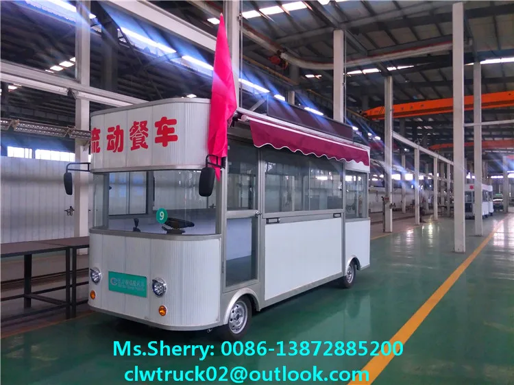 Electric Mobile Food Cart Kiosk Truck Ice Cream Cart For Wholesale