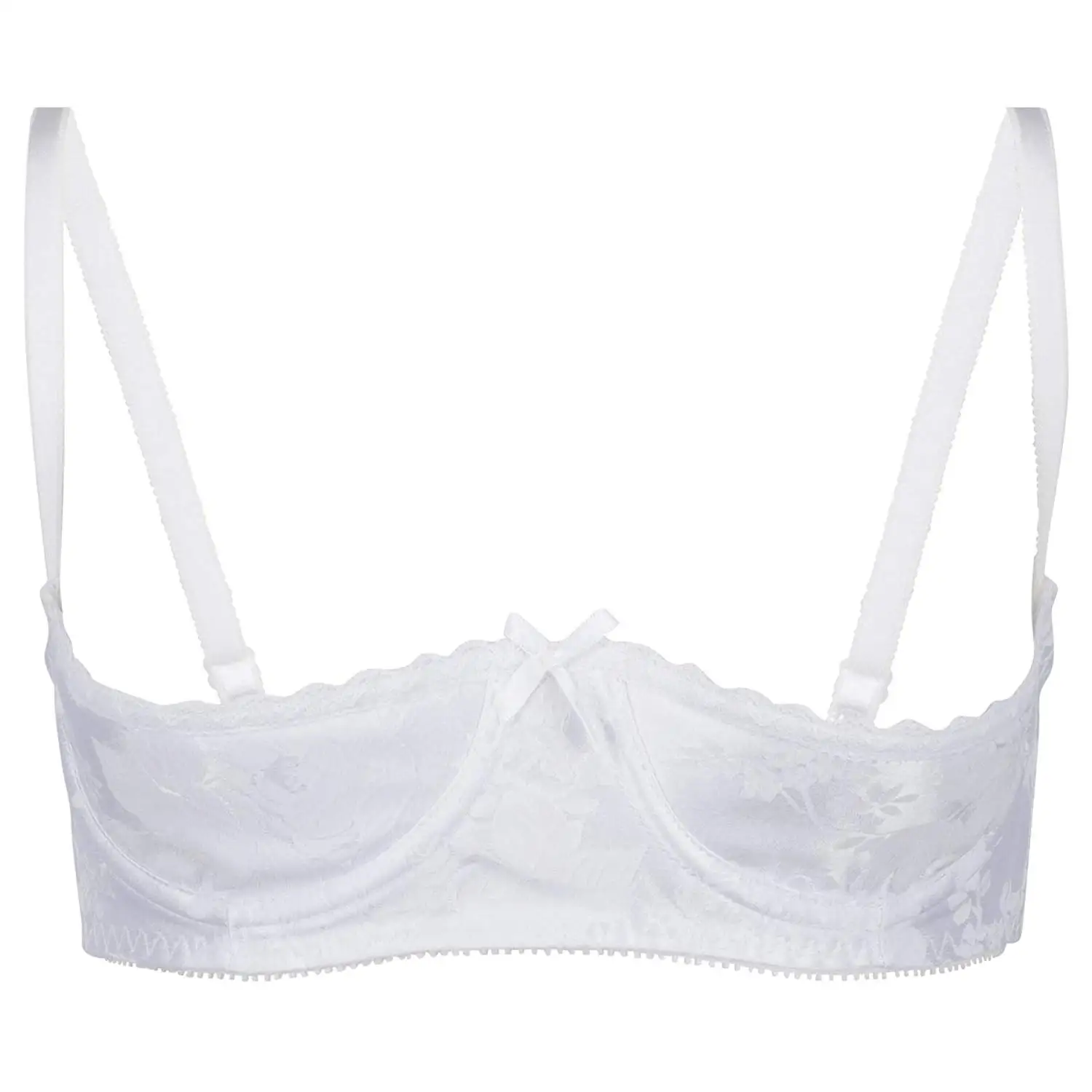 quarter cup shelf bra