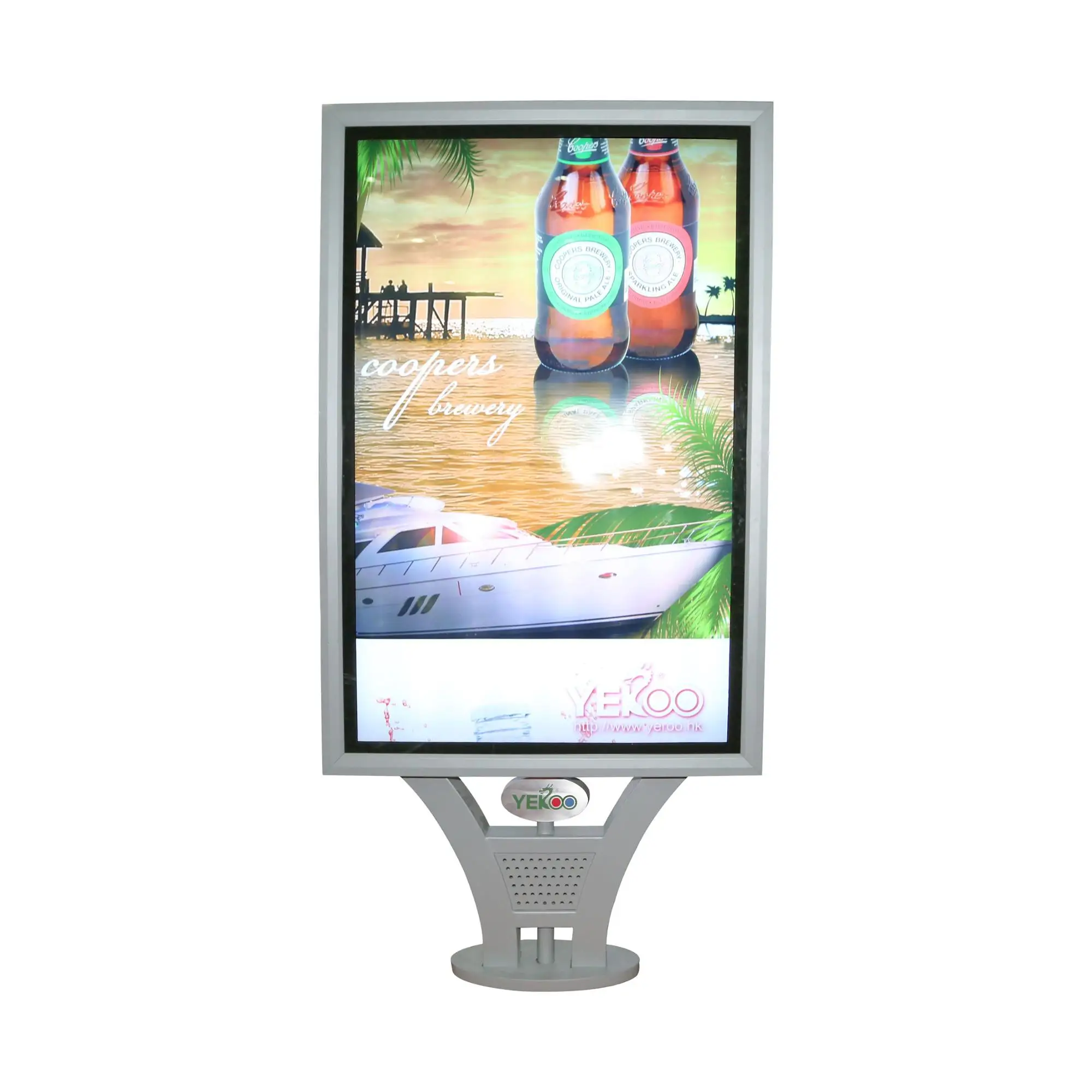 product-Shopping Mall Free Standing Scrolling System Light Box Poster Rotating-YEROO-img-4