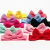 The newest design Children's large three-dimensional bow space cotton baby fashion rainbow head flower baby hair accessories