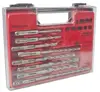 8 Pc SDS MASONRY DRILL BIT SET STORAGE CASE PROFESSIONAL FITS SDS PLUS