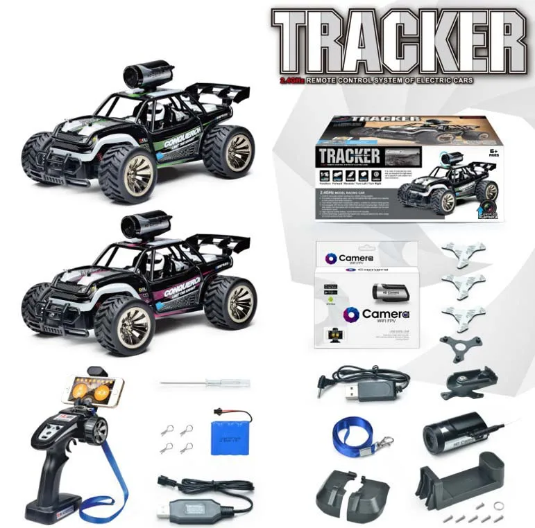 2018 New WIFI FPV Racing Video Car 1:16 Scale 2.4G High Speed Remote Control RC Car BG1516 With 720P Camera Buggy Off Road Car.jpg