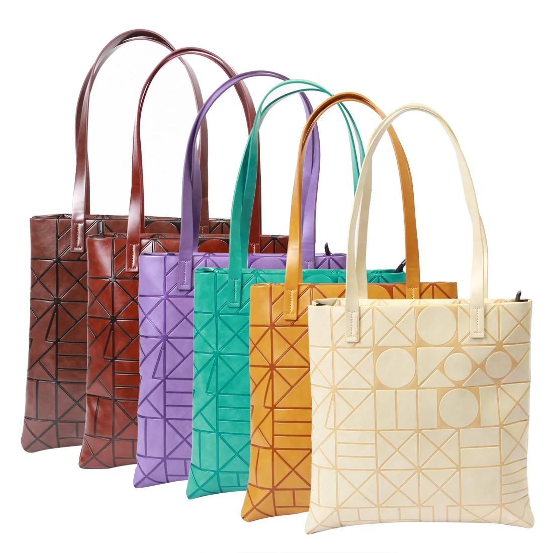 Mussa Nice Fashion Pu Geometric Handbag Triangle Handbag Women - Buy ...