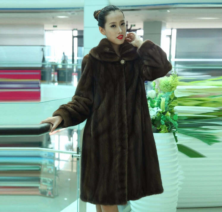 manteau vison véritable