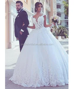 Lace Bridal Gowns With Cap Sleeves Lace Bridal Gowns With Cap