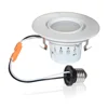 LED 12W recessed lighting fixture ceiling light dimmable downlight replace 90W halogen 4in for remodel and new construction