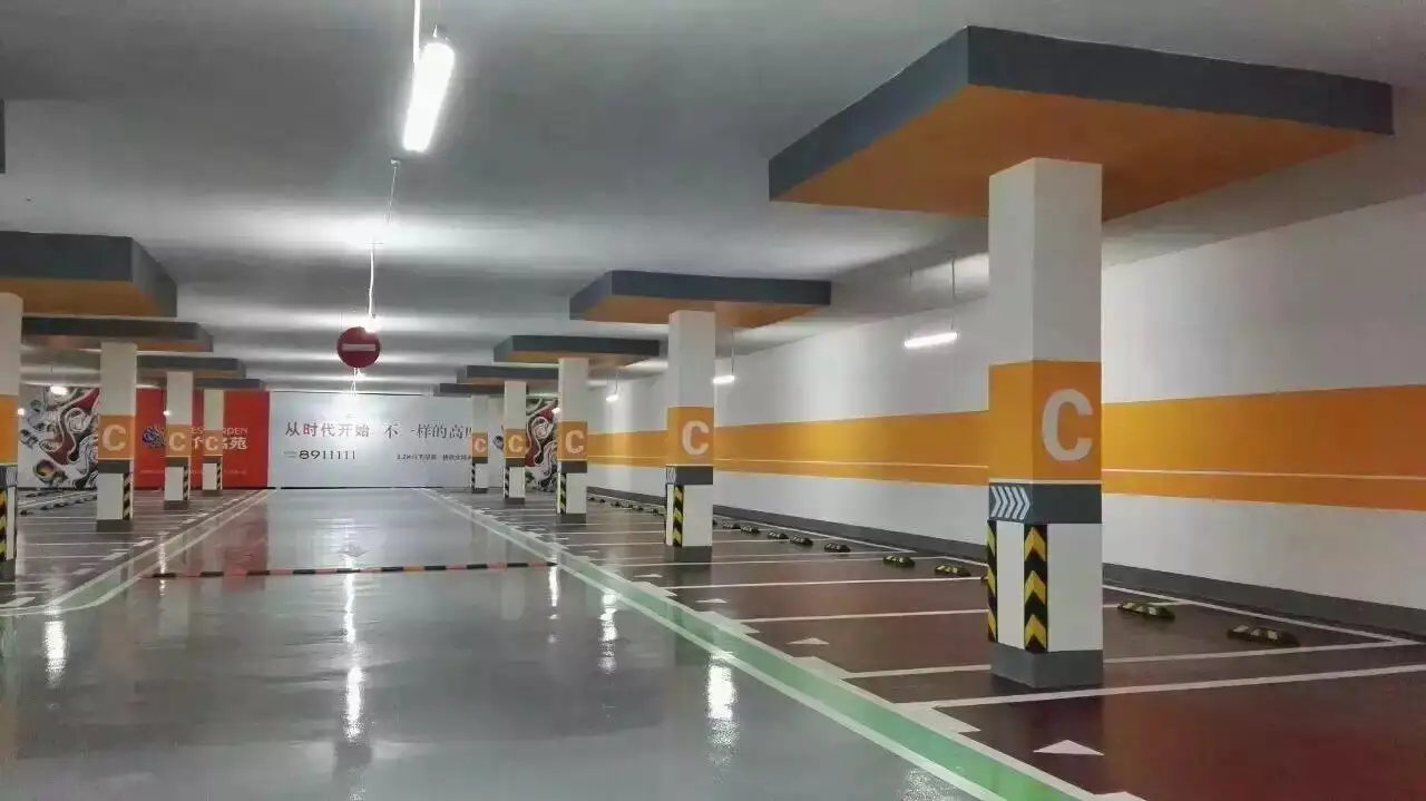 parking line marking 