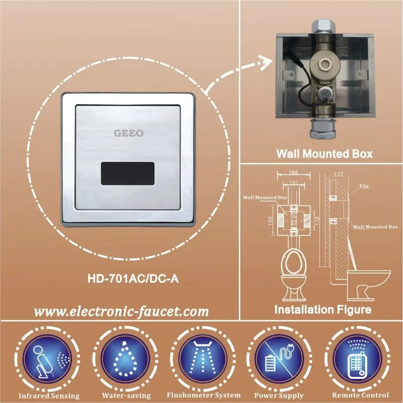 Self-closing toilet flush valve_HD701