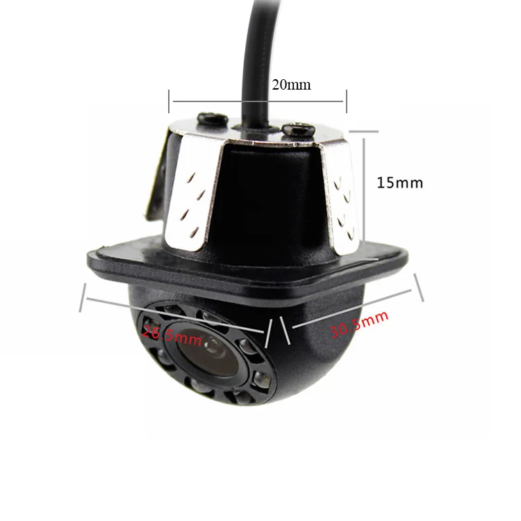 8pcs Led Night Vision Hidden Car Taxi Front Back Left Right Side Mirror