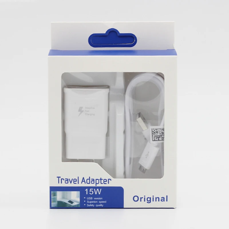 
Original US EU Wall usb charger portable universal travel adapter for Samsung galaxy S6 S7 S8 S9 S10 