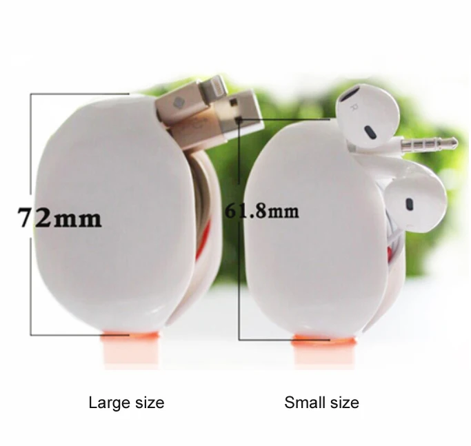 Plastic Custom Automatic Headphone Retractable Cable Reel Winder Buy