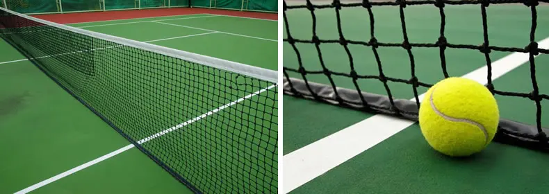 Portable Black Tennis Net For Tennis Court,Badminton Net Fence Net ...