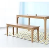New Design Simple Design Oak Living Room Indoor Park Bench