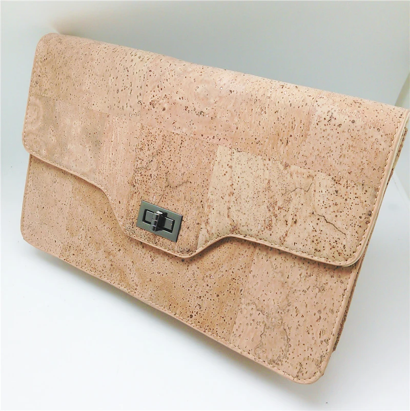 cork clutch bag