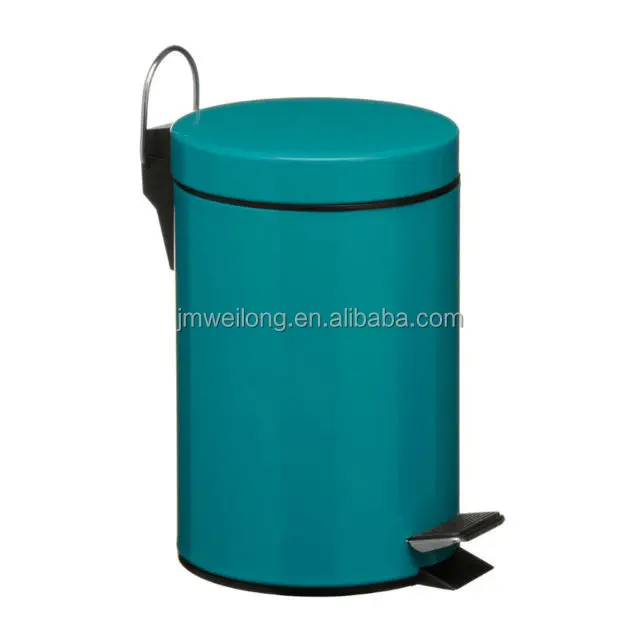 330l Round Stainless Steel Pedal Trash Can/rubbish Bin,Mirror Finish