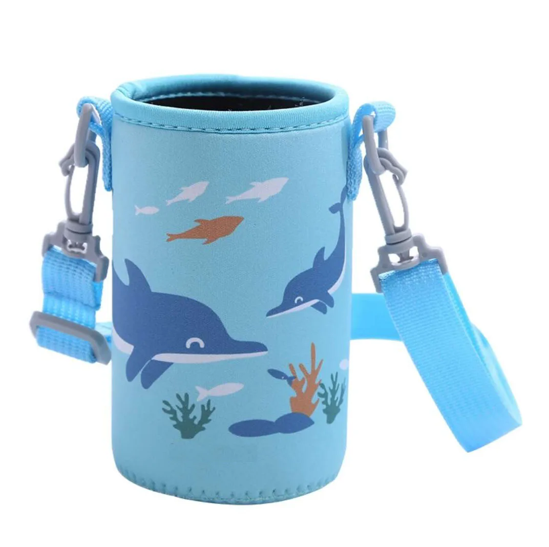 Custom Neoprene Single Hot Water Bottle Cooler Bag/ Sleeve With A