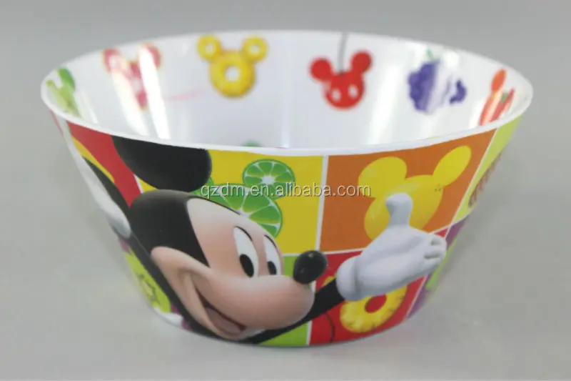 Double Side Print Melamine Kids Bowl