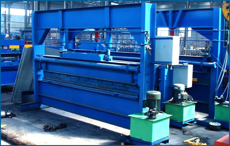 4 meter 6 meter hydraulic metal iron aluminum color steel tile roof panel sheet profile cold bending machine for sale