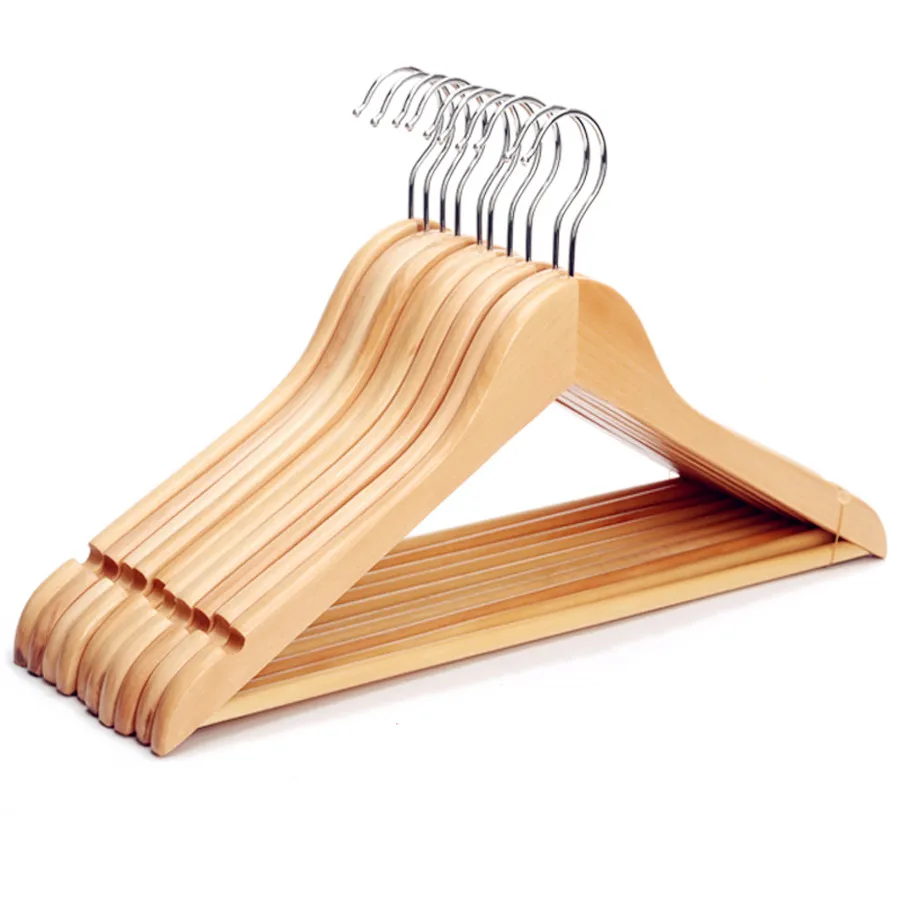 Lm6600 Custom Antique Non Slip Wooden Bedroom Clothes Hanger Stand