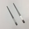 Extra long stainless steel nail file for manicure nail care