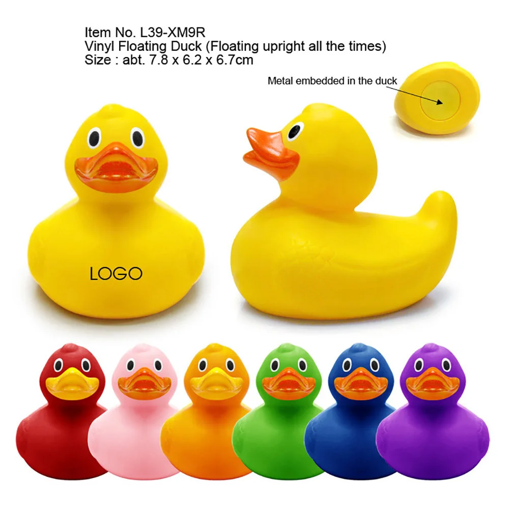 Plastic Pvc Floating Rubber Duck Medium Large Multiple Color Rubber