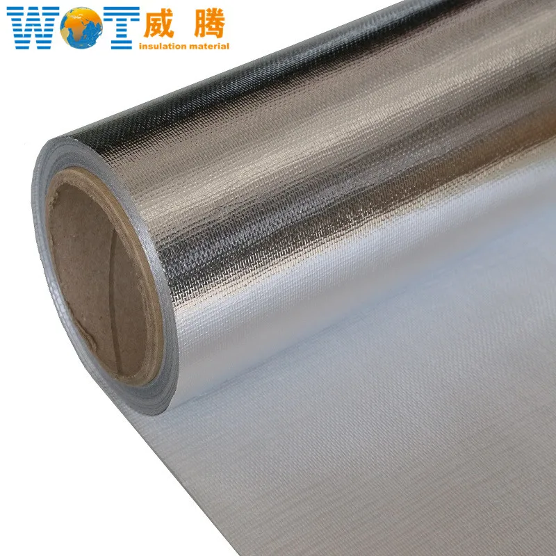Aluminum Foil Coated Fiber Glass Fabric - Buy Silicone Coated Glass ...