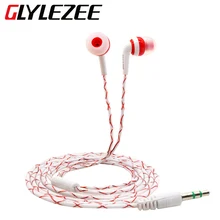 2016 Glylezee Luminous Stereo Cellphone MP3 Music Earphone Headset Glowing in the Dark for iPhone Samsung