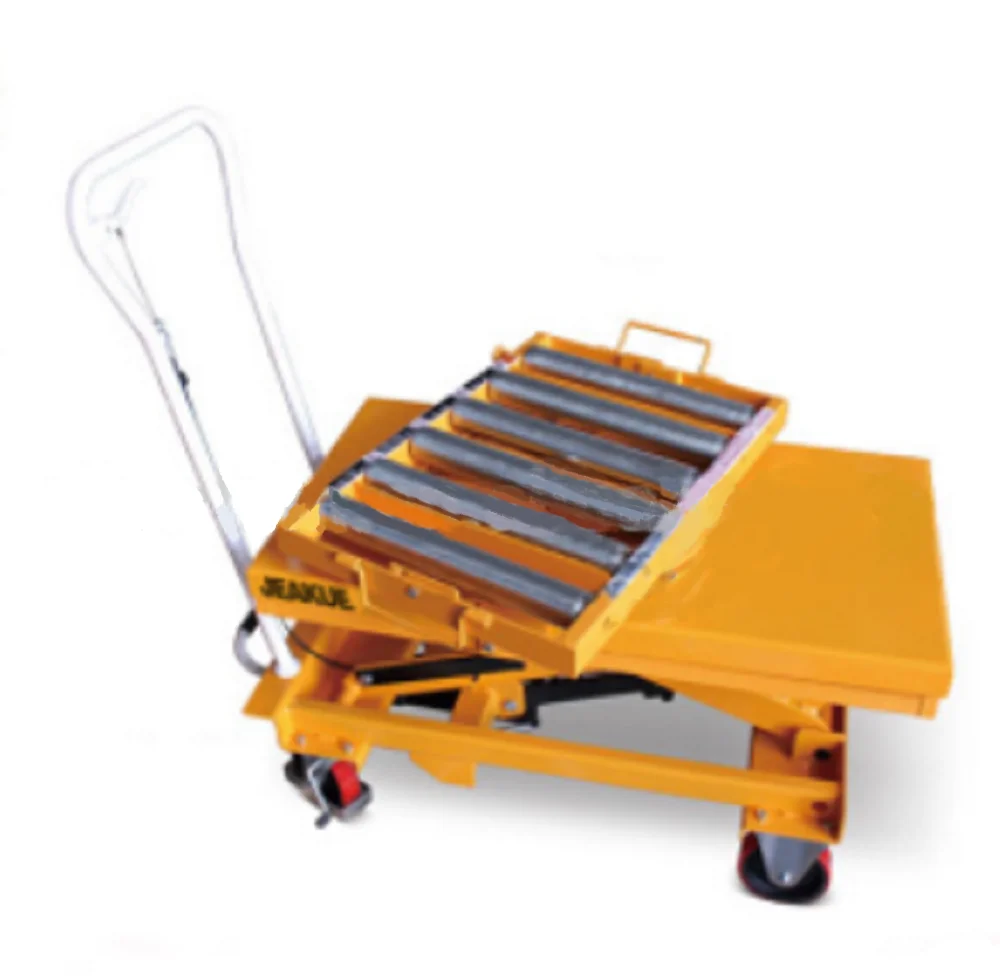 300/500kg Roller Conveyor Hydraulic Lifting Scissor Lift Table With