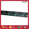 Desk, Table, Wall LED Dual Time Zone Clock for Sale