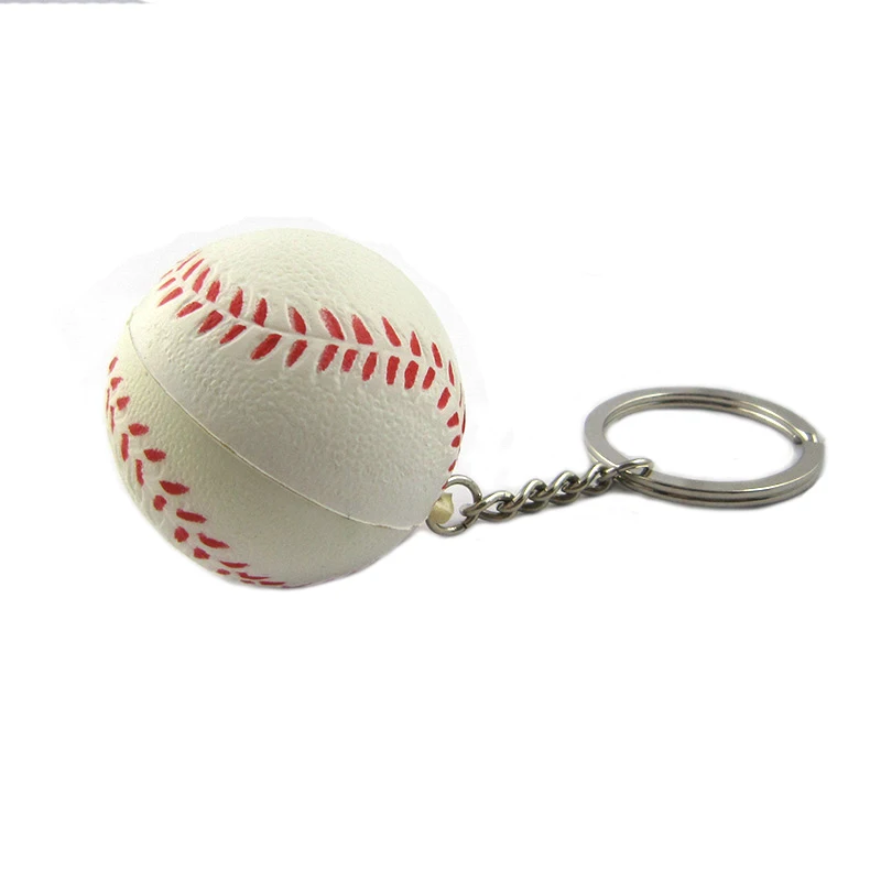Key Chain Maker Key Ring Custom 3D Soft Pvc Rubber Keychain Baseball