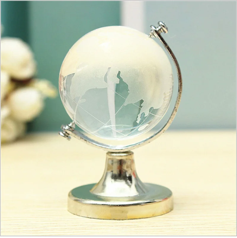 Crystal Glass Globe Earth World Wedding Favor Party Event Favor - Buy ...