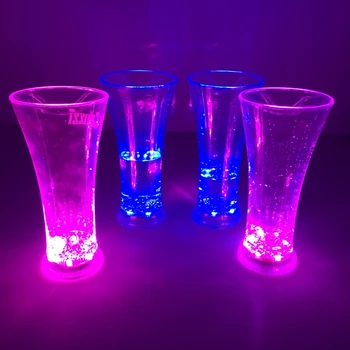 Led Plastic Light Up Juice Cup For Bar 