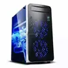 Micro Computer Case Black Acrylic Support Watercooling ,Micro PC Tower Case support 12CM Cooling Fan