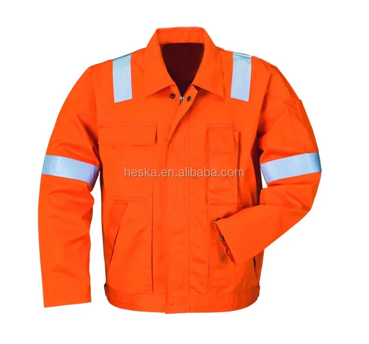 Safety Workwear Coating Fire Resistant Uniform Flame Retardant Jacket ...