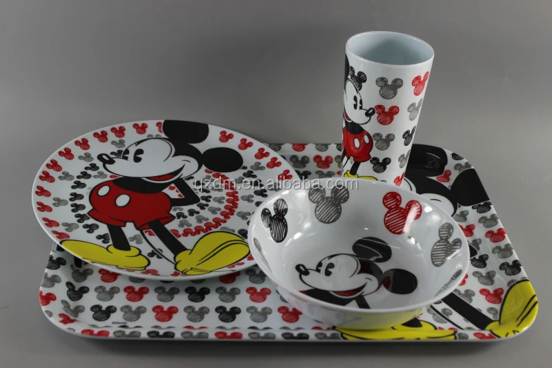 Factory supplies Melamine Dinnerware set Plastic Tableware set