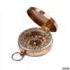 Jaxy Hot sell popular Antiques military mini magnetic compass promotion gift matel box packing boat brass compass