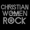 Custom Bling Christian Women Rock Heat Transfer T Shirt Designs