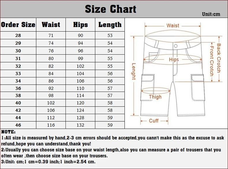 2018 New Custom High Quality Plus Size 29-46 Mens Casual Shorts Men's ...