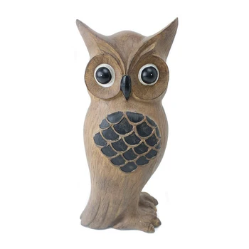 resin owl statue