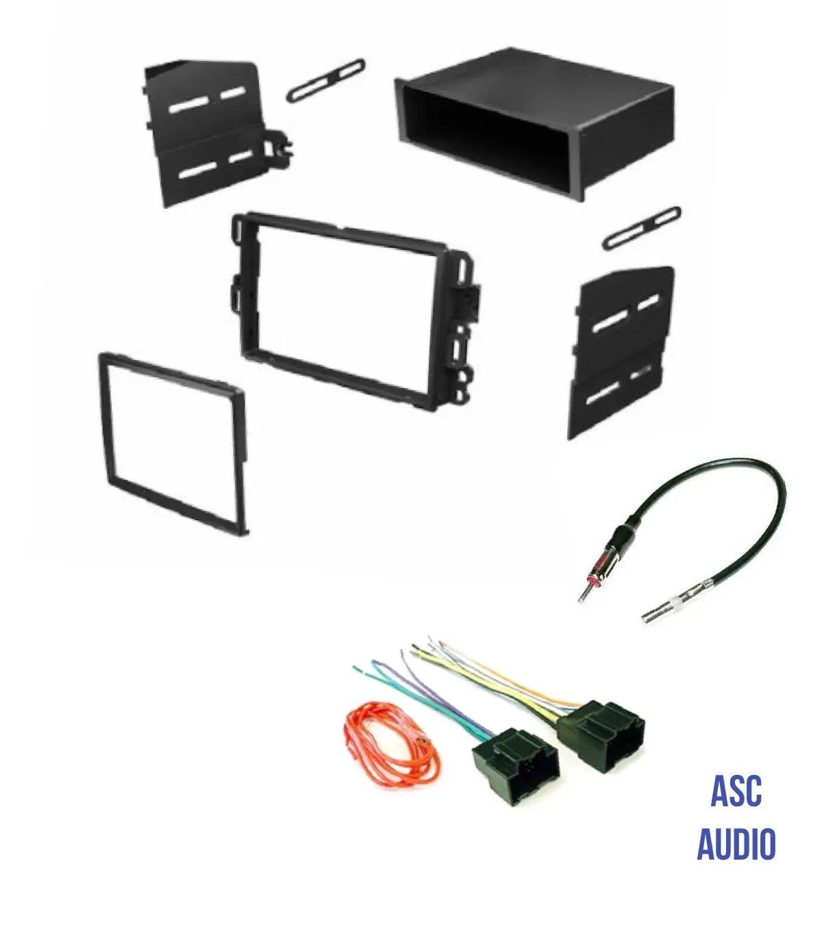 Get Quotations · Car Stereo Install Dash Kit, Wire Harness, and Antenna Adapter to Add Radio for