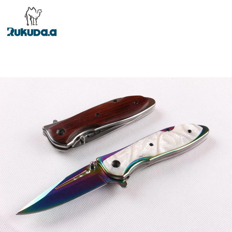 Download High Quality Rainbow Multi Color Pocket Knife Jade Handle Beauty Knife - Buy Jade Handle Knife ...