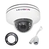 LS VISION 2019 Popular Small Indoor 4MP Intelligent Face Detection P2P Audio Onvif POE Ceiling Mounted IP External Dome Camera