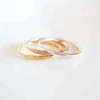Stainless Steel Bulk Order Delicate Initial Ring Custom Skinny Stackable Name Ring